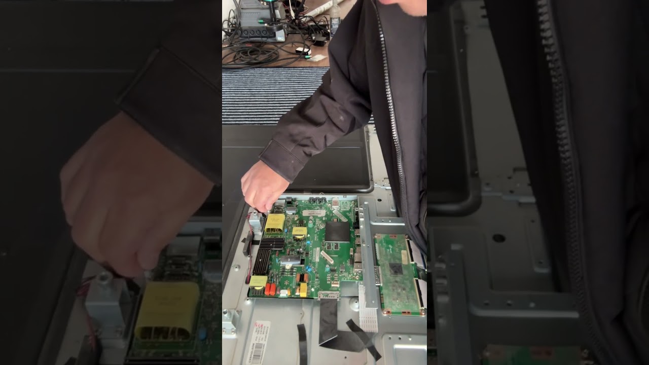 REPARACIÓN DE PANTALLA DE TV SANSUI - SMX5019USM - PRENDE SALE LOGO Y SE VA LA IMAGEN, CAMBIO DE LED
