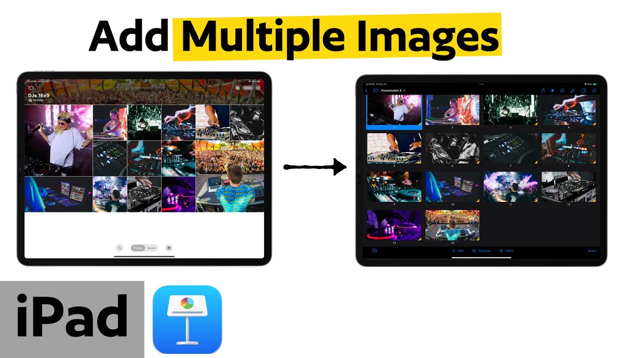 Quickly Add Multiple Images to Keynote on iPad