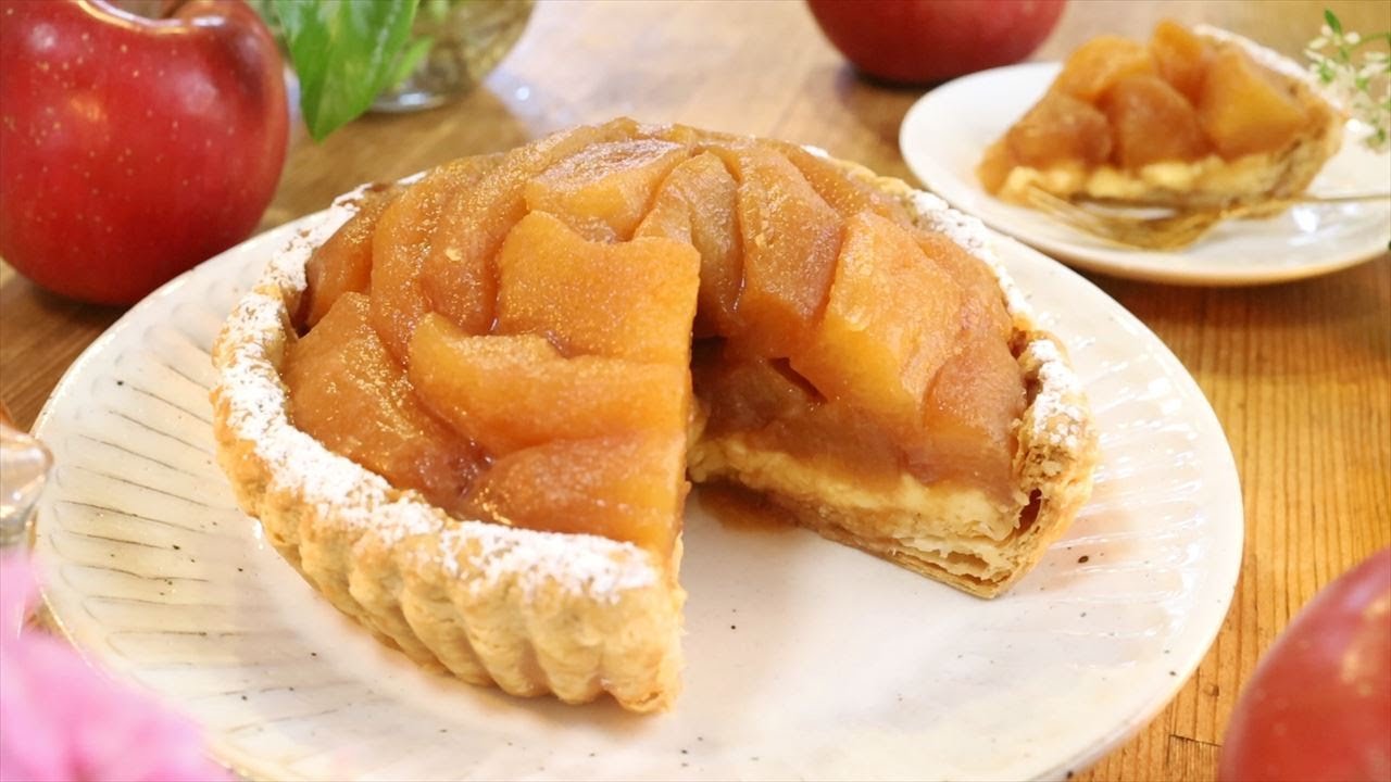 タルトタタンの作り方・簡単本格レシピ【冷凍パイシートで簡単☆後組みでザクっと本格】 How to make Tarte Tatin｜Coris cooking