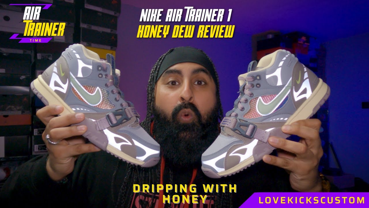 NIKE AIR TRAINER 1 HONEY DEW REVIEW!! FINALLY COMPLETED THE TRIFECTA!! HOW GOOD ARE THE HONEY DEWS!!