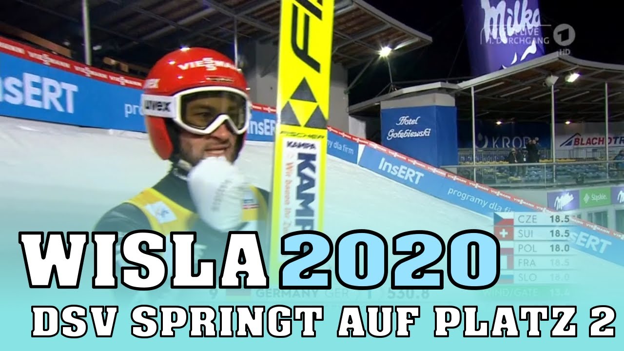 Skispringen: DSV-Adler springen auf Rang 2 bei Teamspringen in Wisla || Alle Sprünge