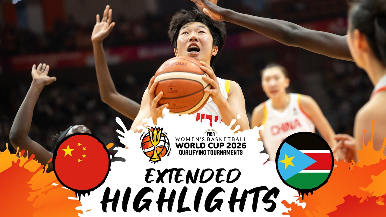 China 🇨🇳 v South Sudan 🇸🇸 | Extended Highlights | #FIBAWWC 2026 Qualifying Tournament