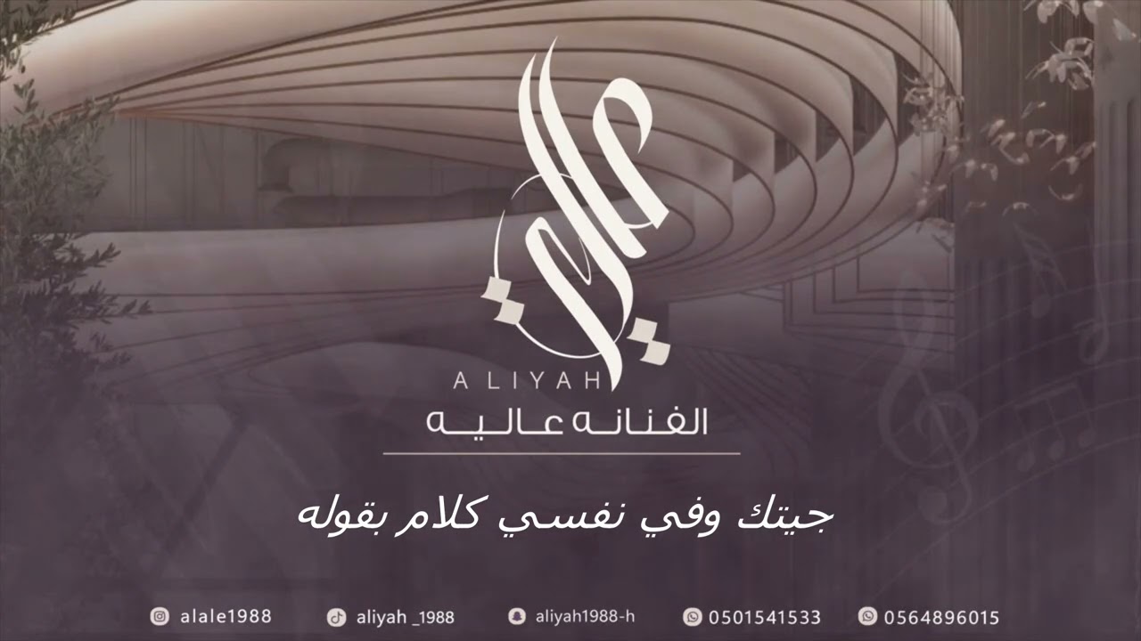 الفنانة عالية - جيتك وفي نفسي كلام بقوله || 2024 Aliyah حفل آل عسيري و السرباح