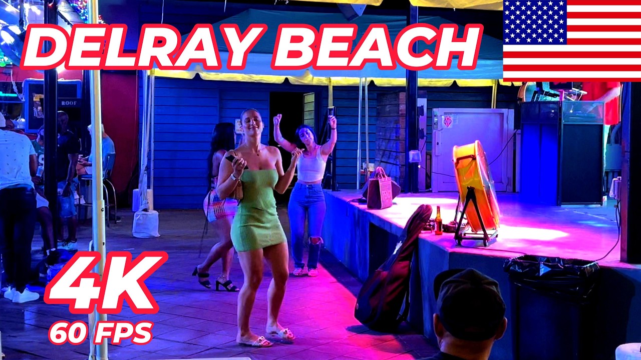 Atlantic Ave Delray Beach: One of The Coolest Street In America 4K