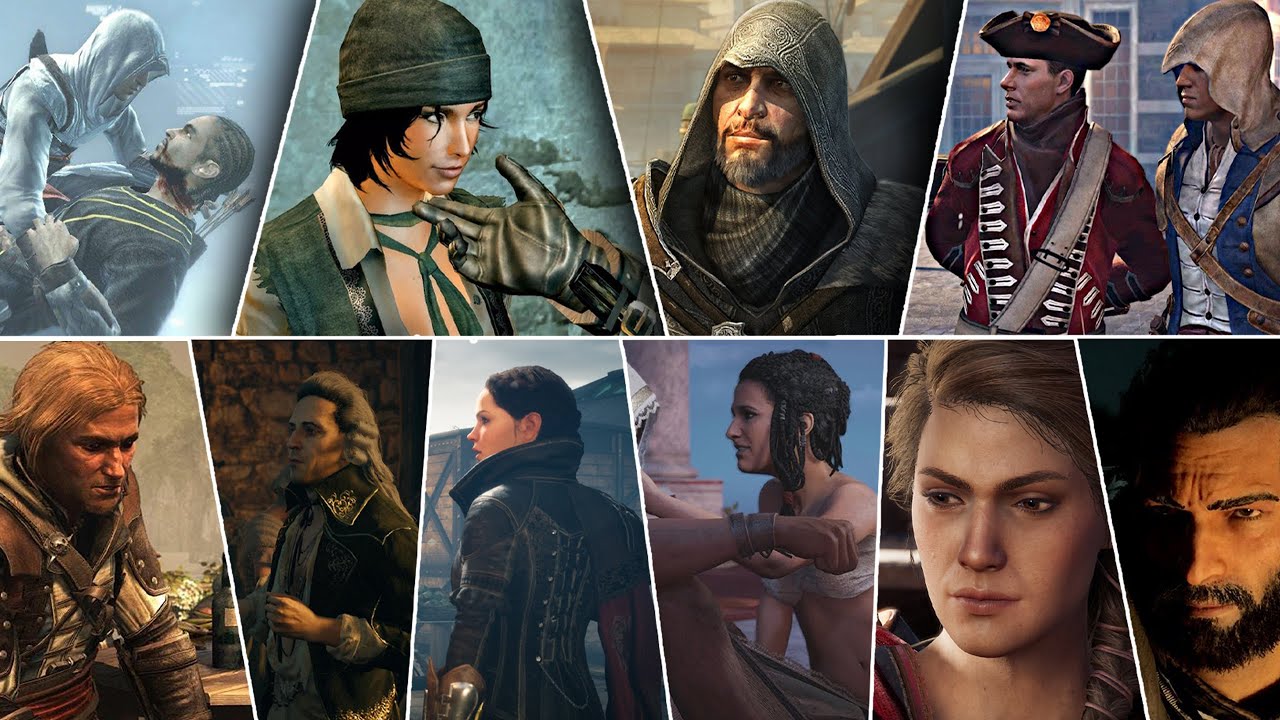 EVERY SINGLE Cutscene From The Assassin's Creed Series (2007-2023)