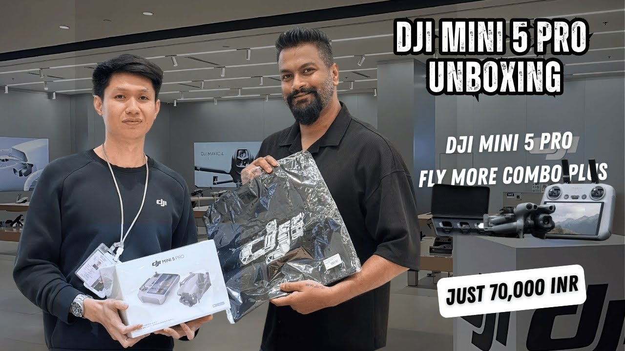 DJI MIni 5 Pro Starting 70,000 INR | DJI Mini 5 Pro Unboxing Experience | First To Buy in Thailand