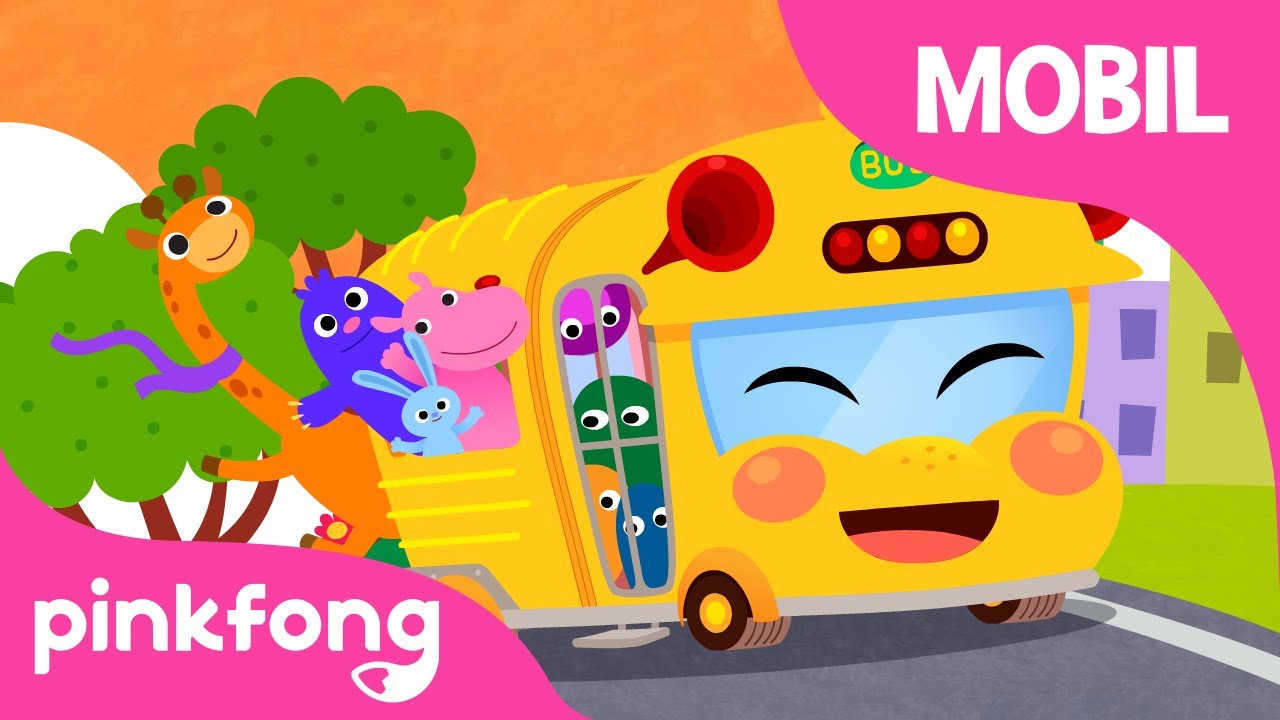Roda di Bis | Lagu Mobil | Lagu Anak Bahasa Indonesia | Pinkfong dan Baby Shark
