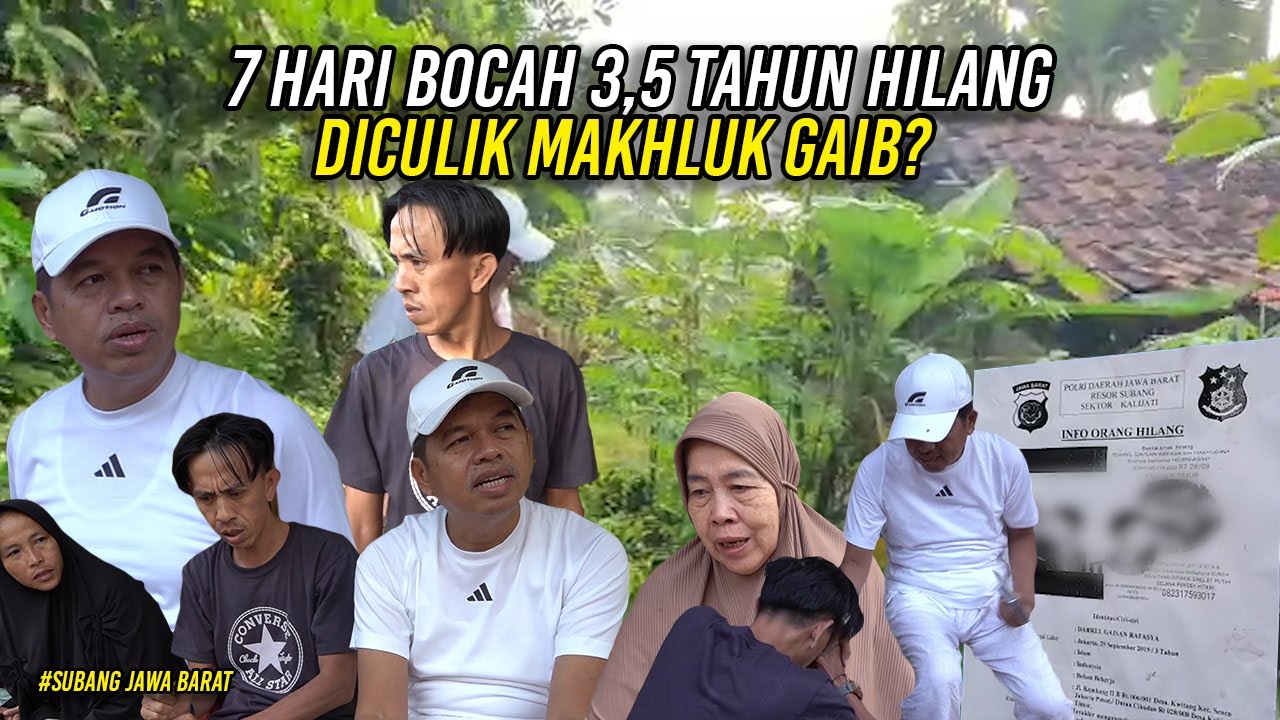 BOCAH USIA 3,5 TAHUN SUDAH 7 HARI MENGHILANG DI DEPAN RUMAH|TANGAN KDM MERINDING SAAT TELUSURI SEMAK
