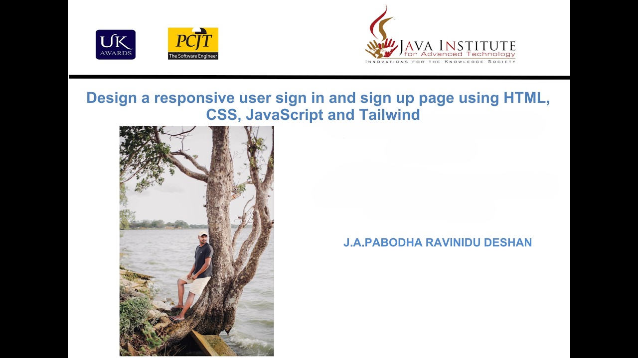 Design a responsive user sign in and sign up page using HTML, CSS, JavaScript and Tailwind