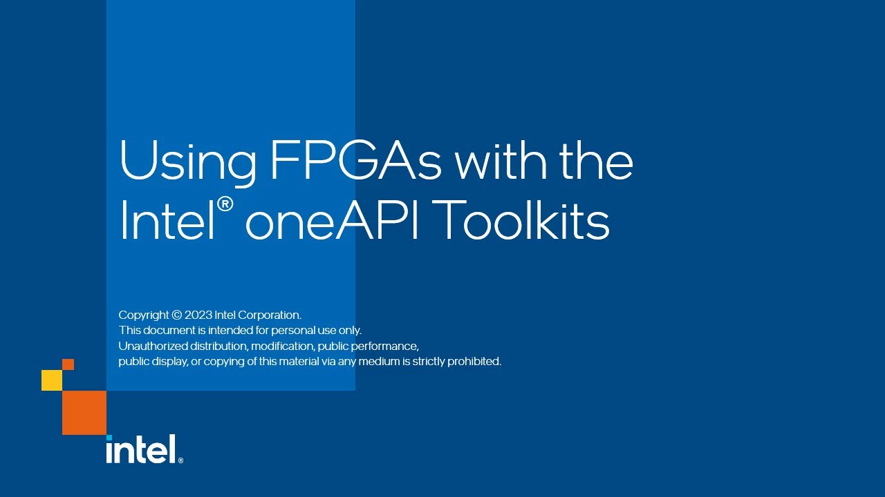 Using FPGAs with the Intel&reg; oneAPI Toolkits