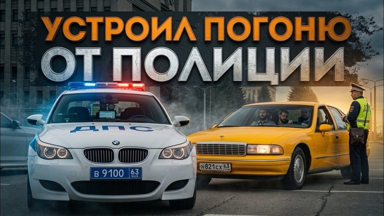 😱 ТАКСИСТ ВЫЛЕТЕЛ ВО ВРЕМЯ ПОГОНИ от ПОЛИЦИИ в МТА ПРОВИНЦИЯ