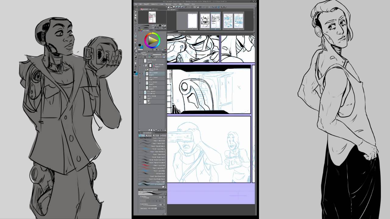 Comic Inking
