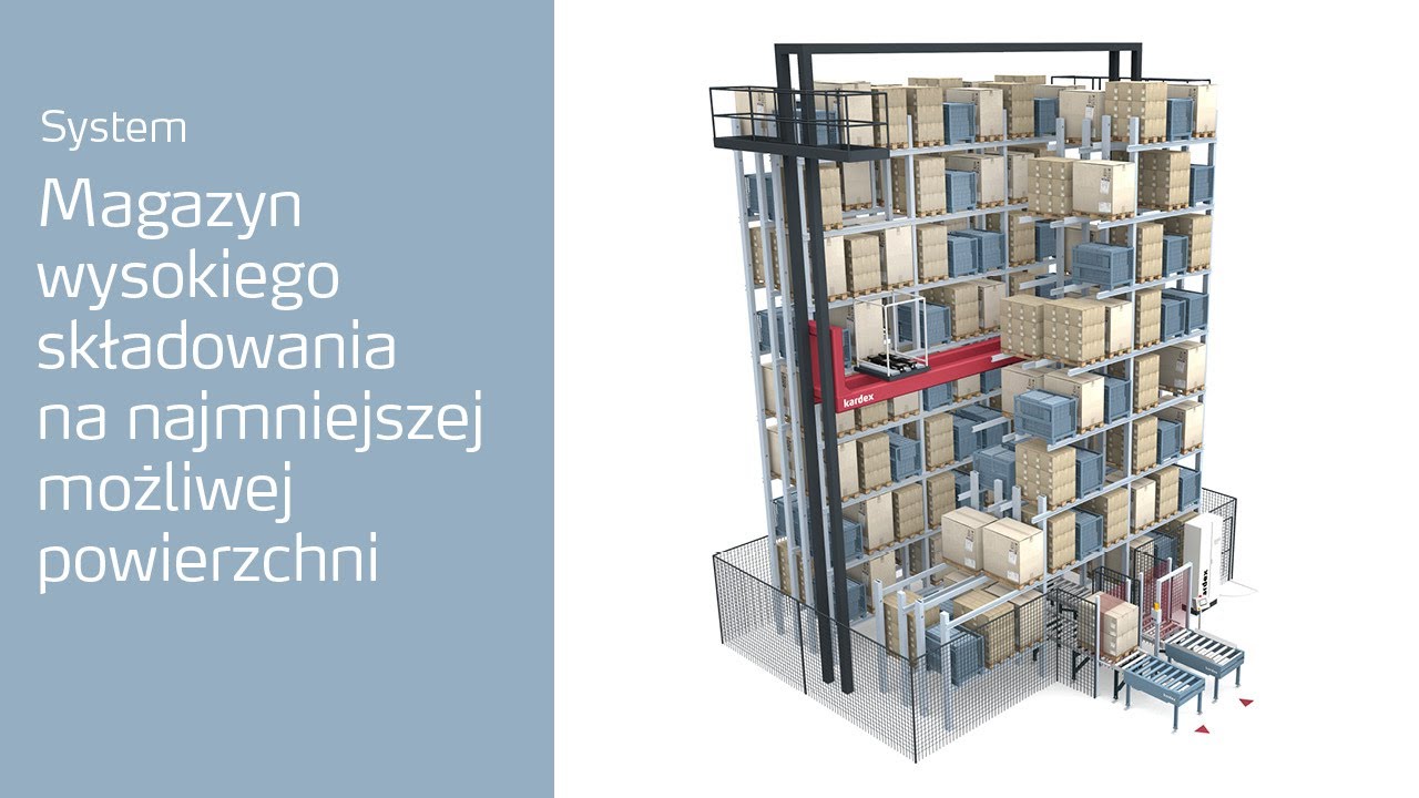 Zautomatyzowany magazyn wysokiego składowania o minimalnej powierzchni podstawy | Kardex MTower