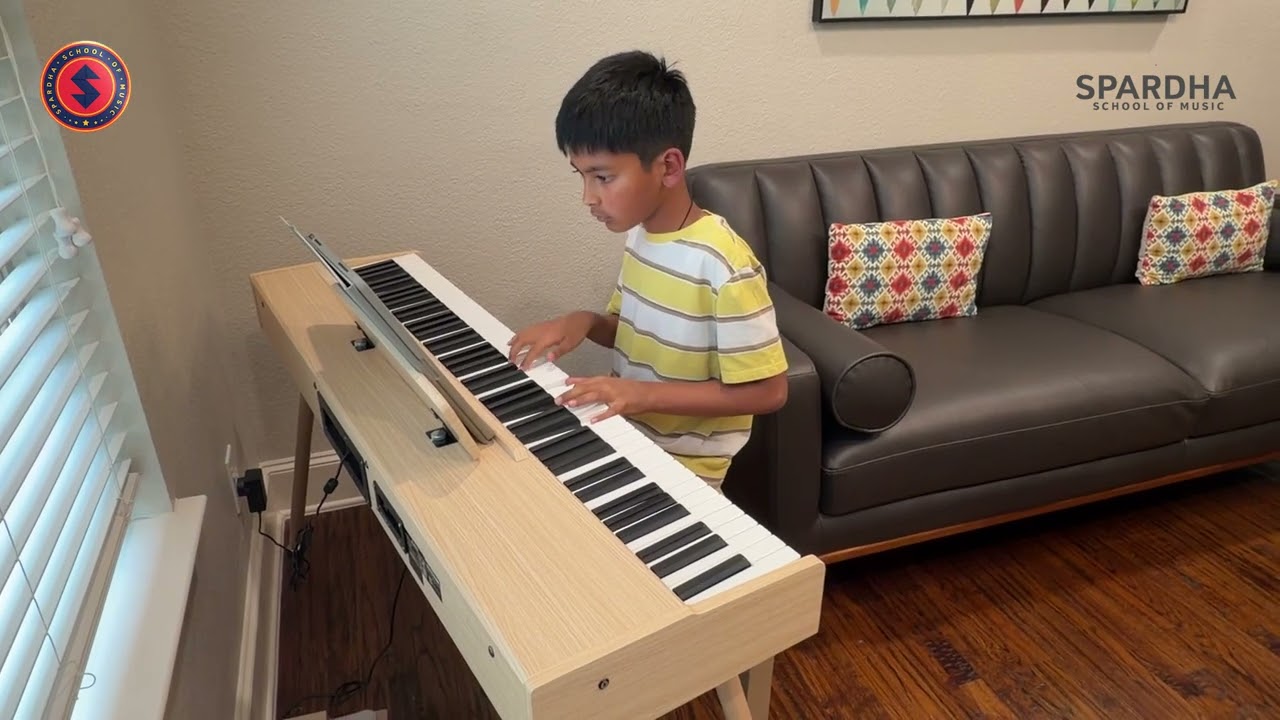 Vraj | Spardha YouTube Performance Stage | Piano keyboard Performance