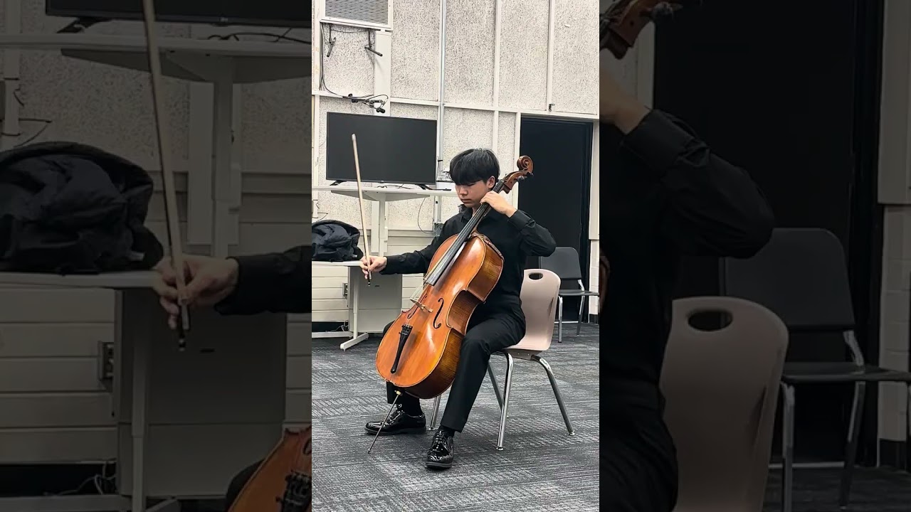 Saint-Saëns' Cello Concerto No. 2, Op. 119 in D minor, 2nd mvt /Jacob Jang / Solo and ensemble 2026