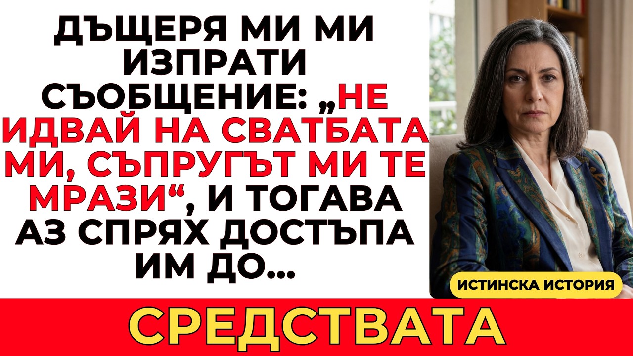 ДЪЩЕРЯ МИ КАЗА: „НЕ ИДВАЙ НА СВАТБАТА МИ — СЪПРУГЪТ МИ НЕ ТЕ ТЪРПИ“, И АЗ ПРЕКРАТИХ ДОСТЪПА ИМ ДО...