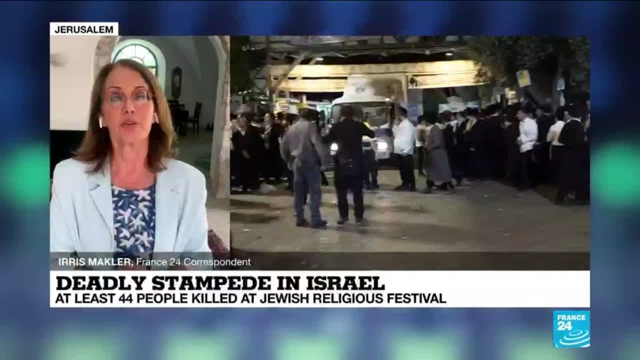 Religious festival stampede in Israel kills 44, hurts dozens