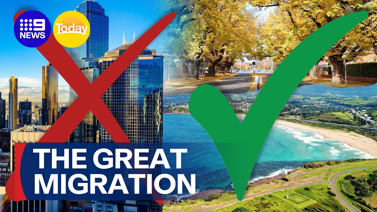 City exodus continues as Aussies pack up for regional hotspots | 9 News Australia