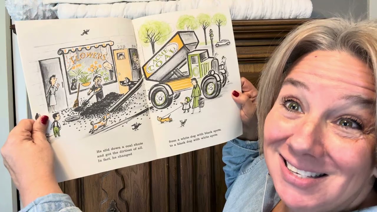 Mimzie reads HAIRY THE DIRTY DOG