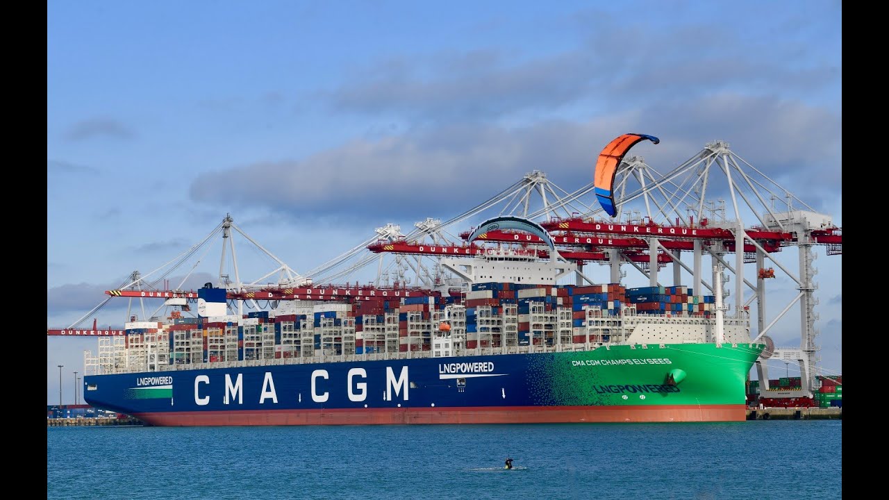 IMMERSION : Arrivée du plus grand porte-conteneurs propulsé au GNL en France