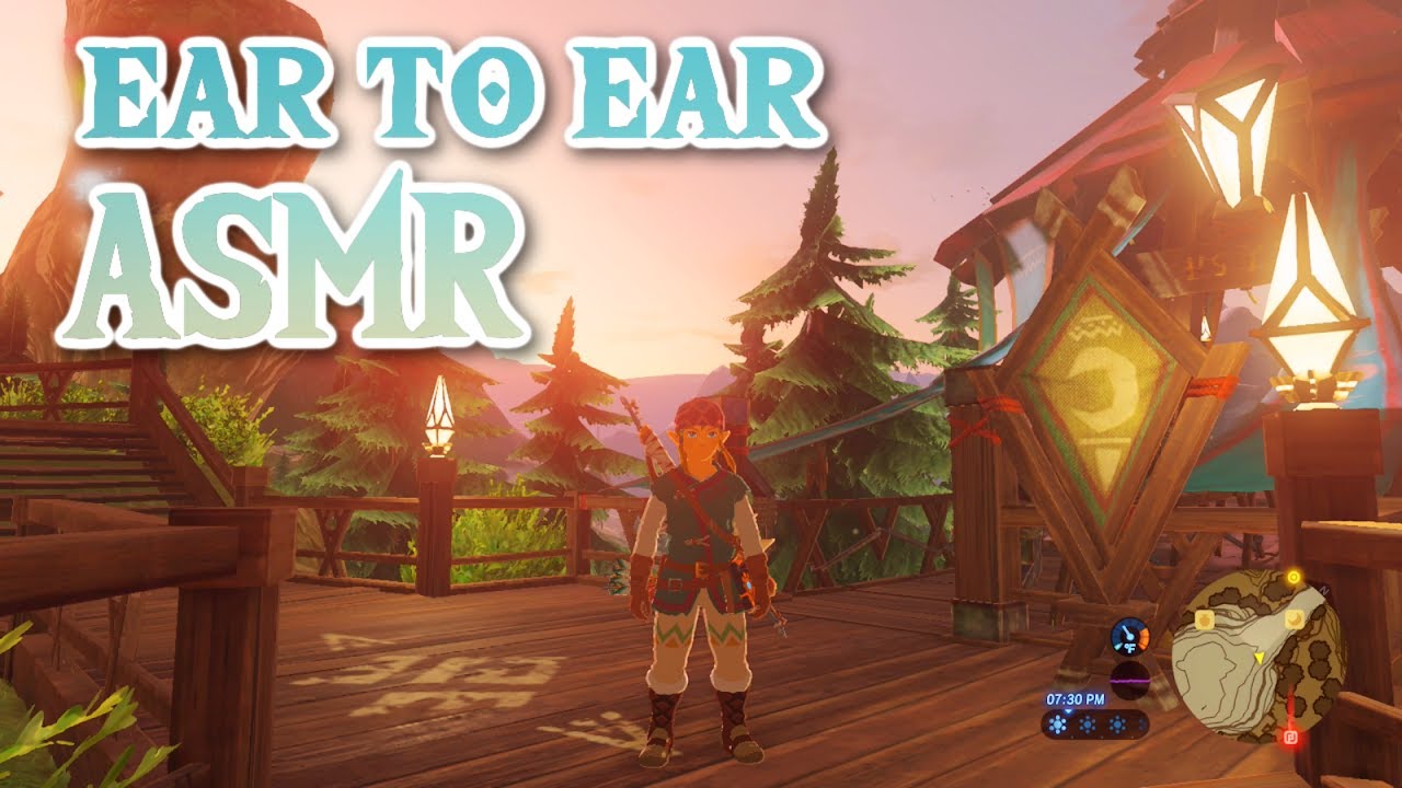 ASMR | Ear to ear whispers in Rito Village 🐦 Breath of the Wild