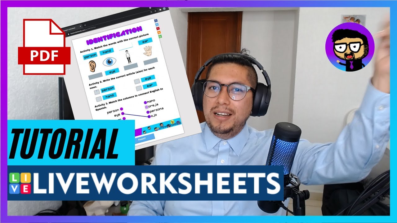#HowTo Convertir cualquier PDF en actividad digital interactiva para clases en línea LIVEWORKSHEETS