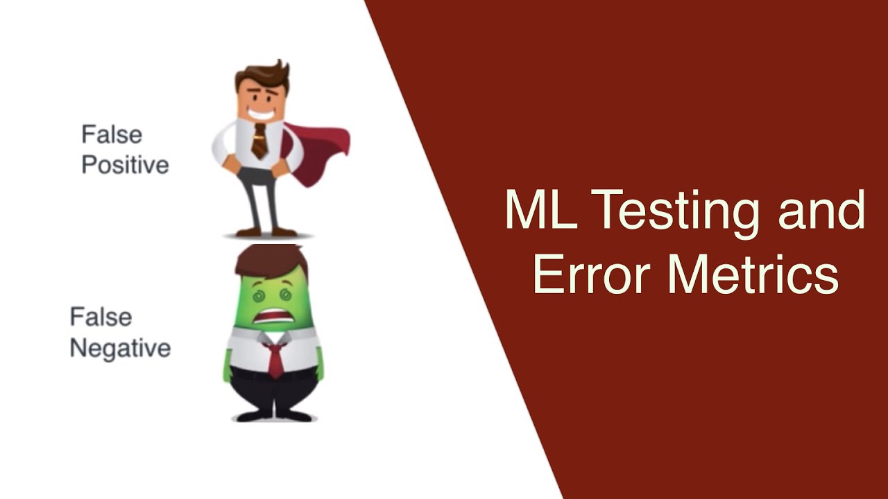 Machine Learning: Testing and Error Metrics