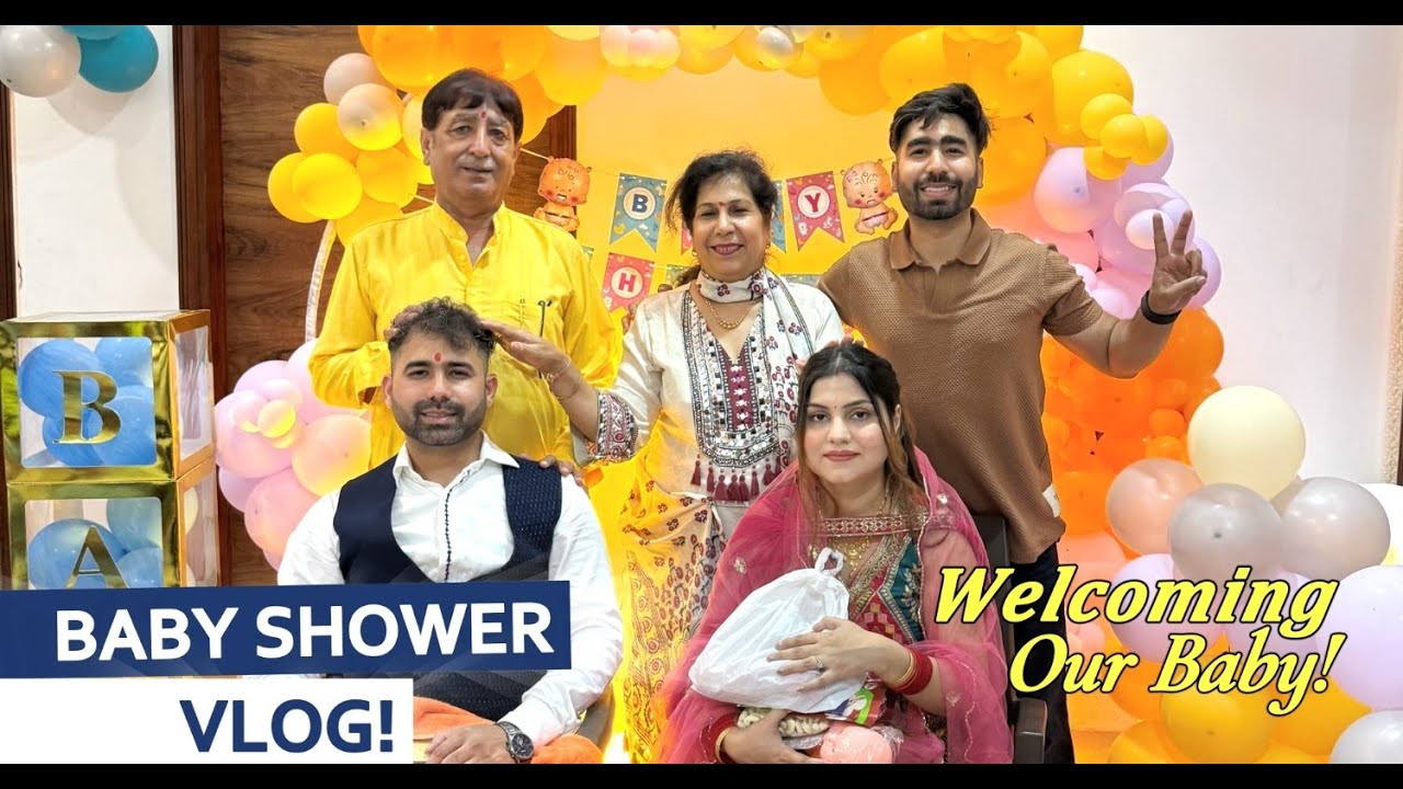 OUR BABY SHOWER CELEBRATION || GAMES, MASTI & ANTAKSHARI