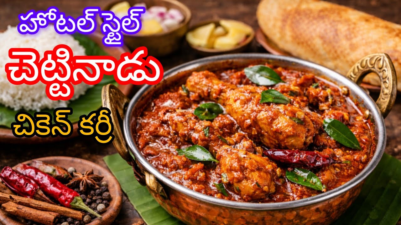 ఒక్కసారి తింటే మర్చిపోలేని హోటల్ స్టైల్ చెట్టినాడు చికెన్ కర్రీ | Chettinad Chicken Recipe 