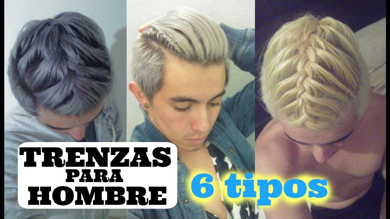 Tutorial Trenzas fáciles para Hombre o Mujer |  Man Braid |  Cabello corto - medio largo