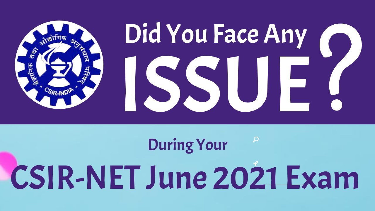 CSIR NET 2022 CSIR NET June 2021 Latest Update by CSIR HRDG Twitter Update !