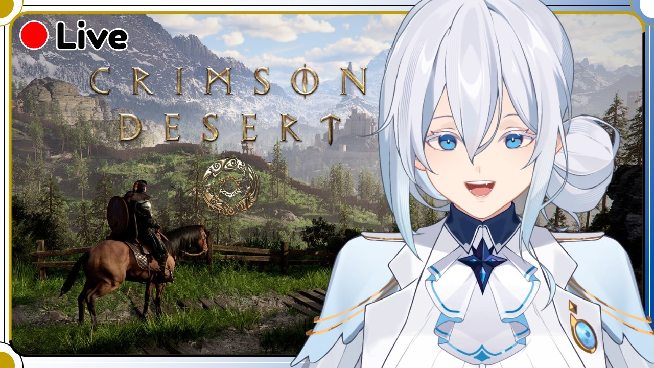 【CRIMSON DESERT】GAME YANG MAP NYA LEBIH LUAS DARI RDR 2 ?!! - VTUBER INDONESIA #crimsondesert