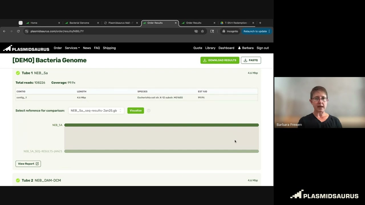 Bacterial Genome Comparison Tool | Plasmidsaurus Office Hours