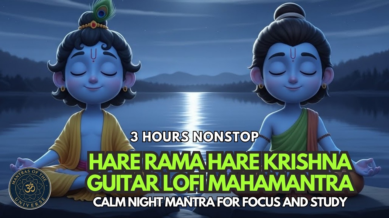 Hare Krishna Hare Rama Vrindavan | Sacred Soundscape For Quiet Night Hours