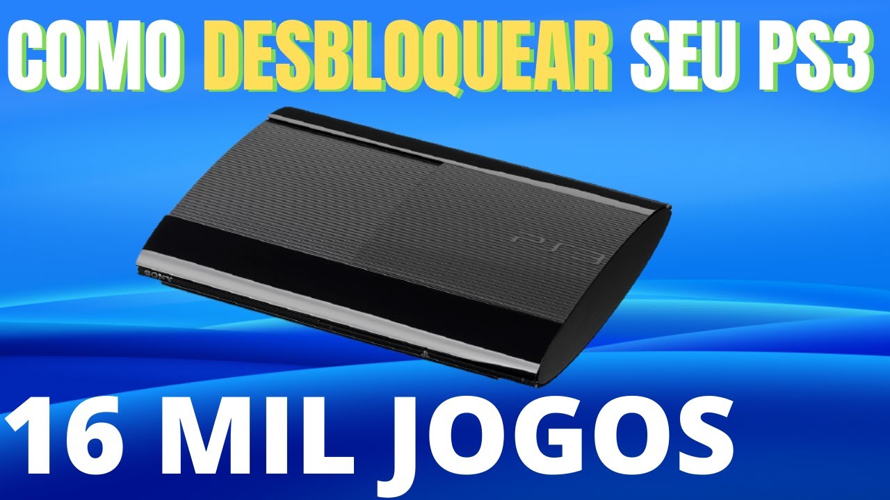 COMO DESBLOQUEAR PS3 4.89.1 em 20 MINUTOS
