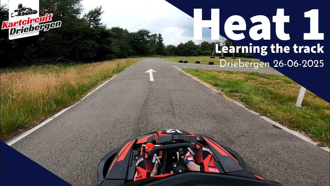 Learning the track | Kartcircuit Driebergen | Heat 1/3 | 26-06-2025