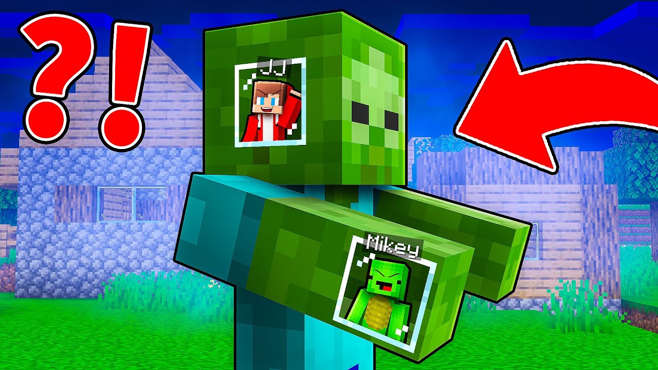 JJ and Mikey Built SECRET BASE Inside ZOMBIE in Minecraft - Maizen