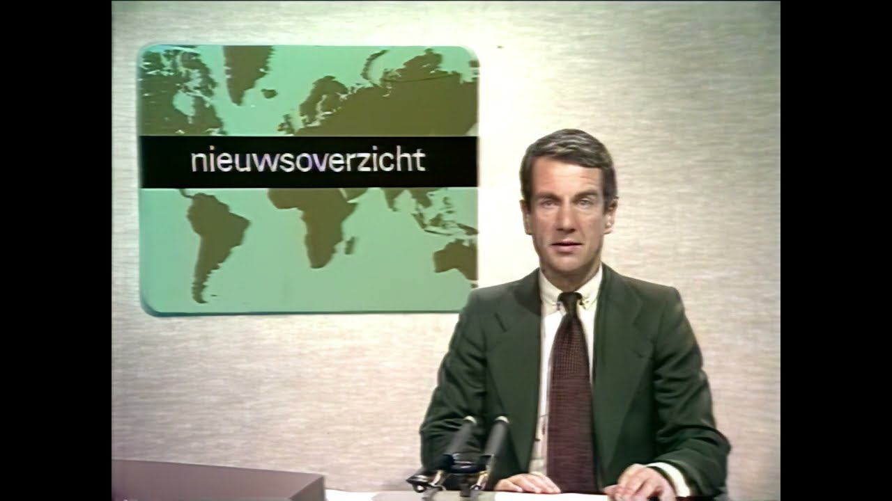 Nederland 2 -  9 December 1978. De dag afsluiting met STER en Nieuws door Fred Emmer.