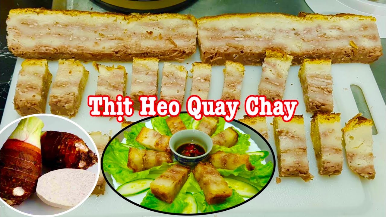 THỊT HEO QUAY Chay Từ KHOAI MÔN