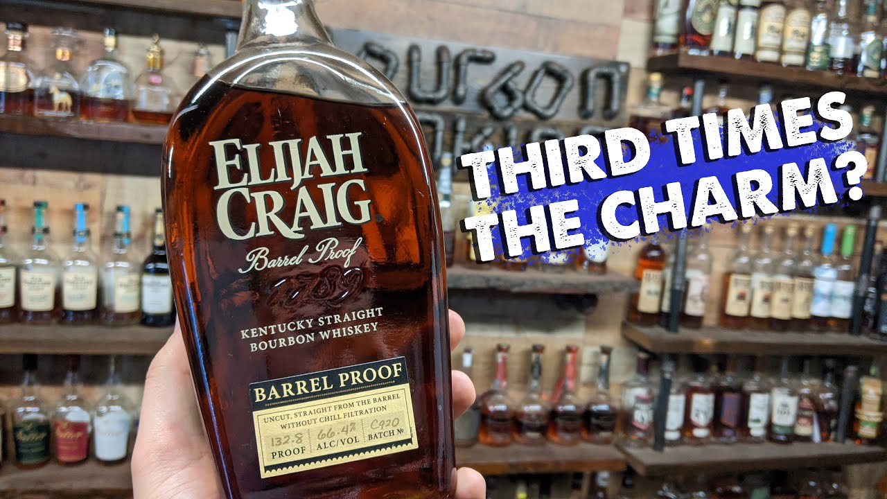 Elijah Craig Barrel Proof C920 Whiskey Review! Breaking the seal EP#124