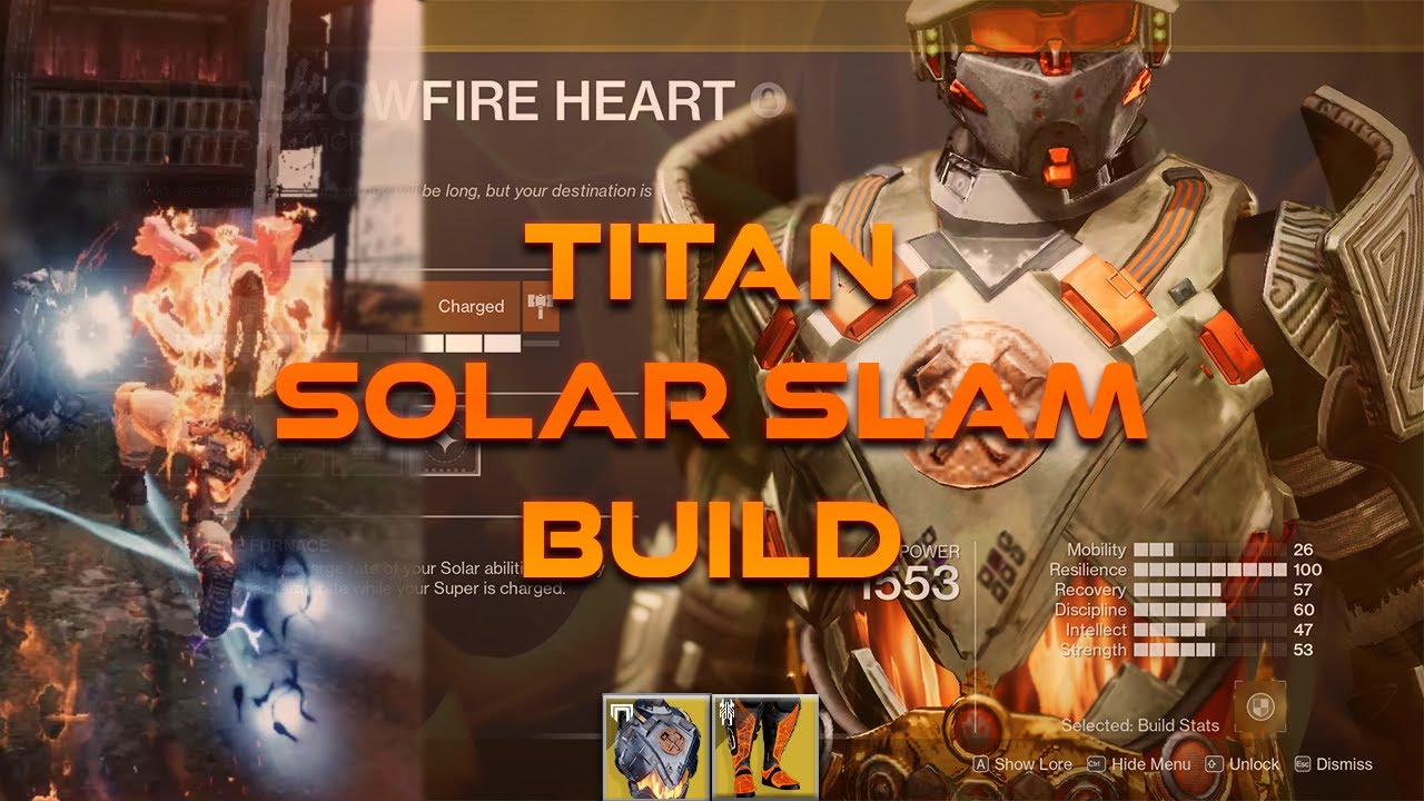 Destiny 2 - TITAN SOLAR SLAM BUILD!!!(CONSECRATE ASPECT)