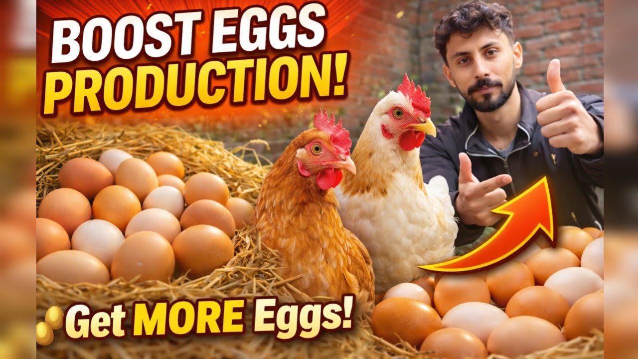 How to Increase Hen Egg Production | Best Feed Formula (Practical Result)