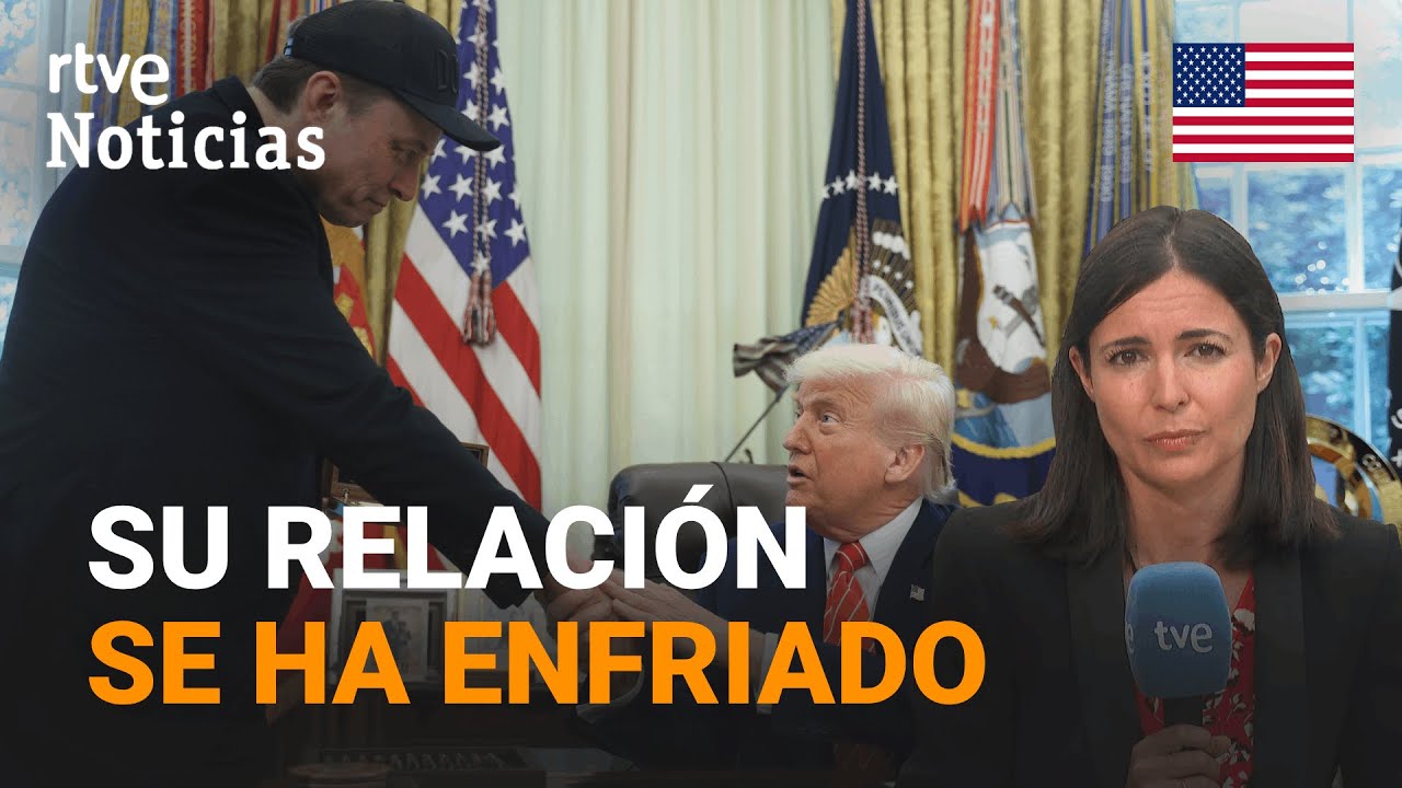 ELON MUSK se DESPIDE de la CASA BLANCA entre HALAGOS de TRUMP por sus POLÍTICAS INCENDIARIAS | RTVE