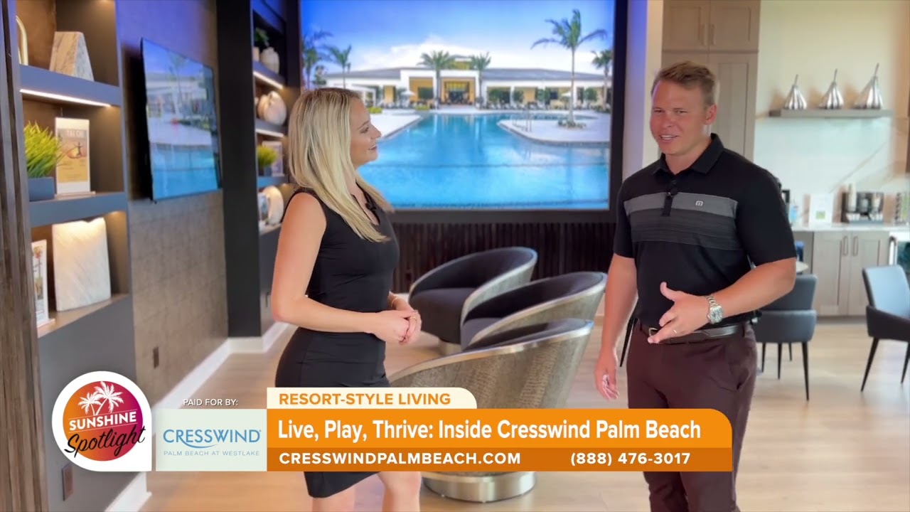 Exploring Cresswind Palm Beach: A Modern 55+ Active Community | Sunshine Spotlight on WPTV