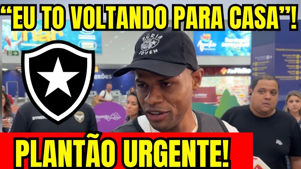 PLANTÃO URGENTE! JÚNIOR SANTOS NOVO REFORÇO DO BOTAFOGO! “ ESTOU VOLTANDO PARA CASA!” 