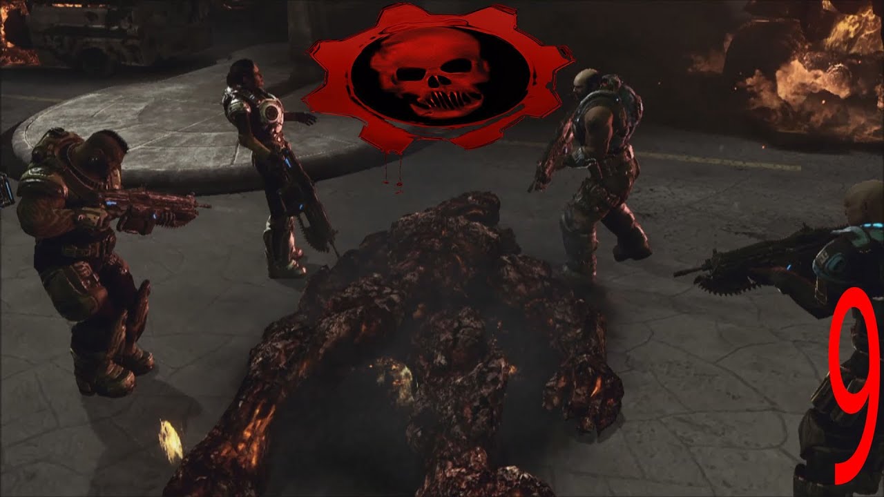 gears of war 3 raam's shadow part 9 lunch lady berserker [boss fight]