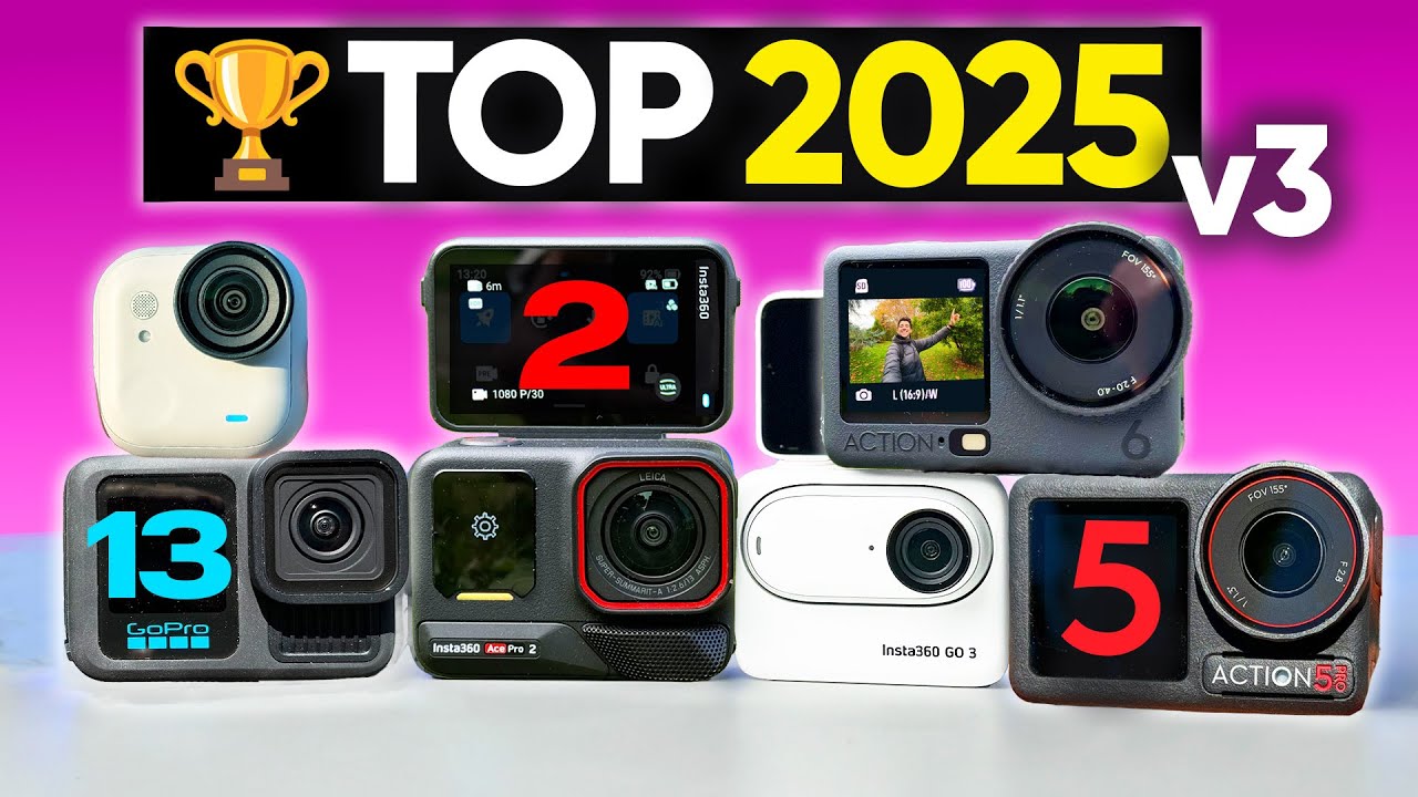 Las Mejores Cámaras Deportivas CALIDAD PRECIO de TODO el AÑO! Mejores Action Cams 2025!