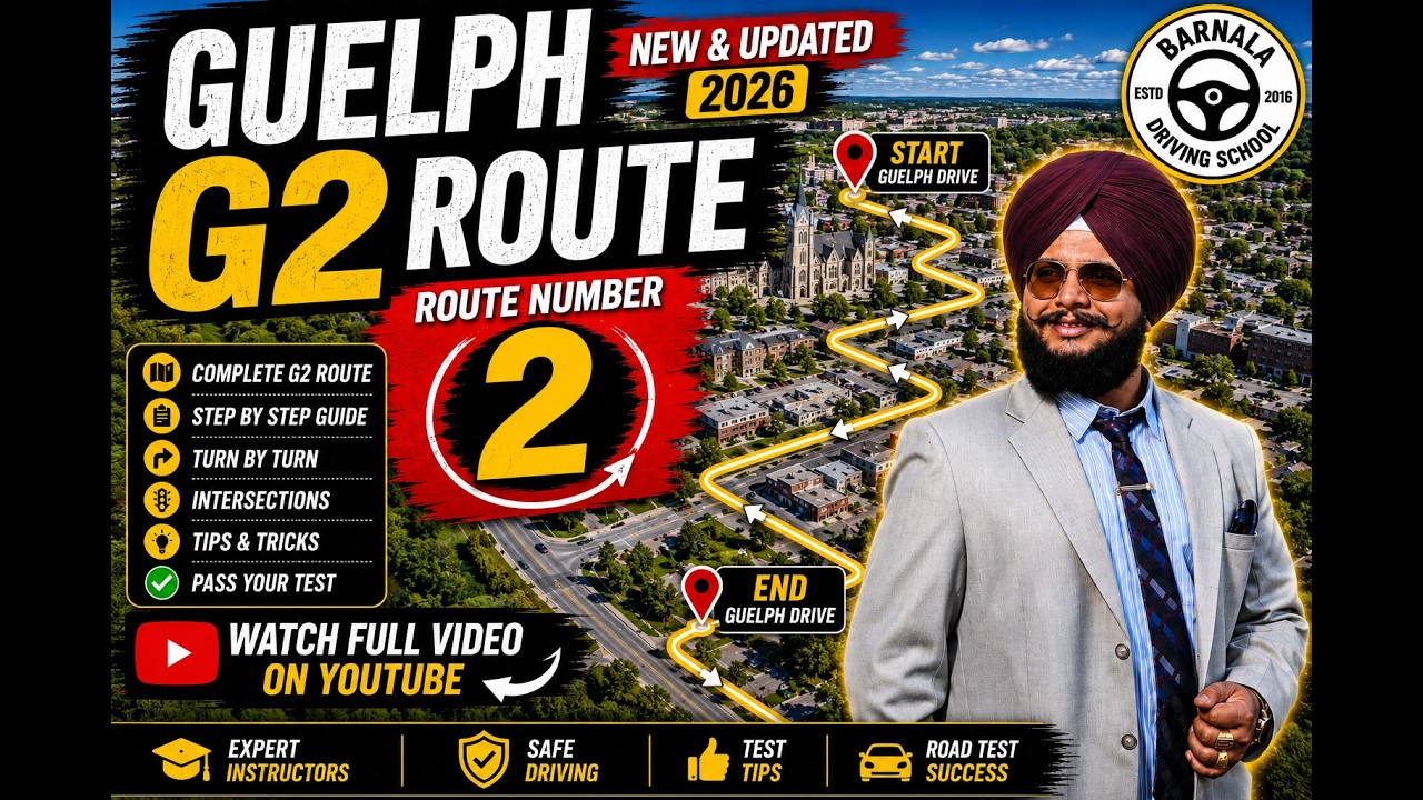 🔥 NEW UPDATED GulpeEh G2 Route 2 (2026) | Real DriveTest Route | Pass Your G2 First Attempt 🚗 🔥