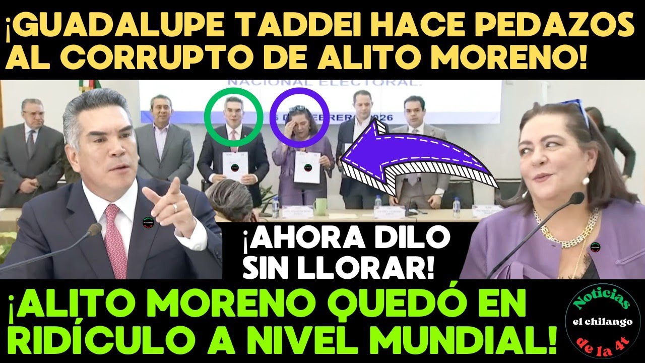 ¡ALITO MORENO LLEGÓ BIEN BRAVO Y GUADALUPE TADDEI LO HIZO PEDAZOS!😱