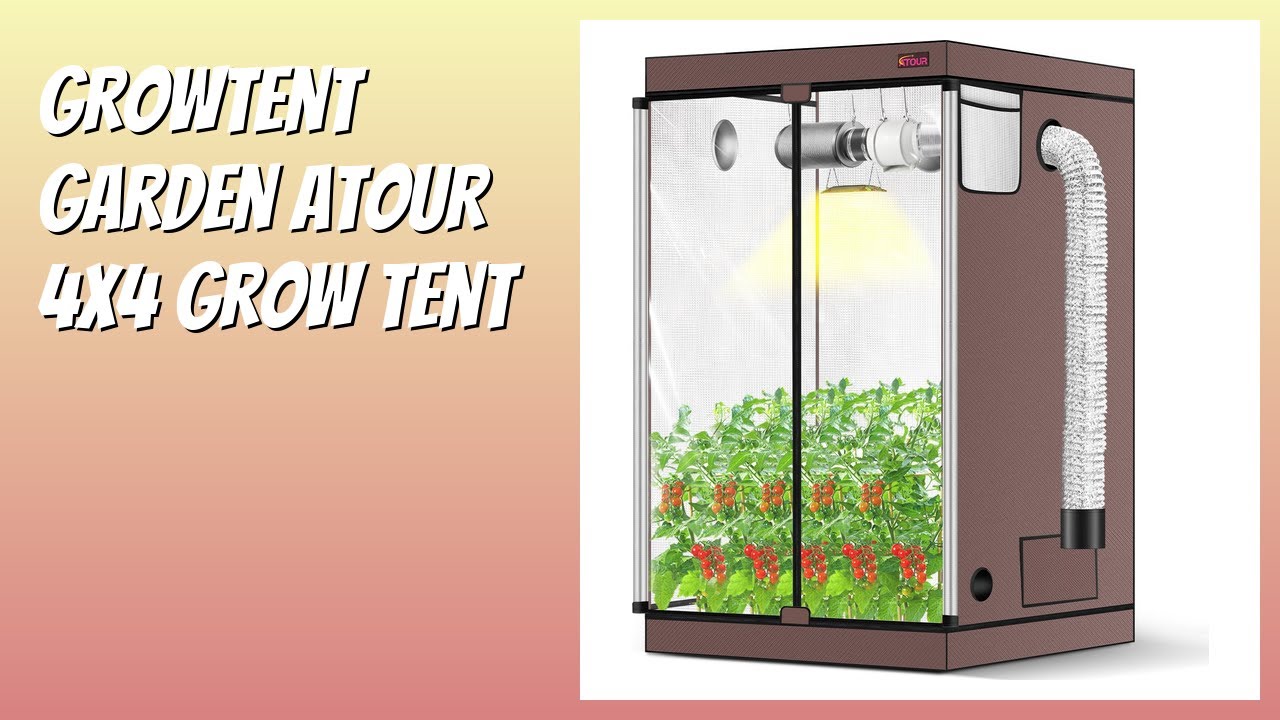 REVIEW (2026): Growtent Garden ATOUR 4x4 Grow Tent. Features
